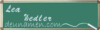 Lea Wedler Visitenkarte
